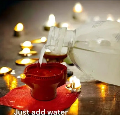 Set Of 12 Water Sensor Diya